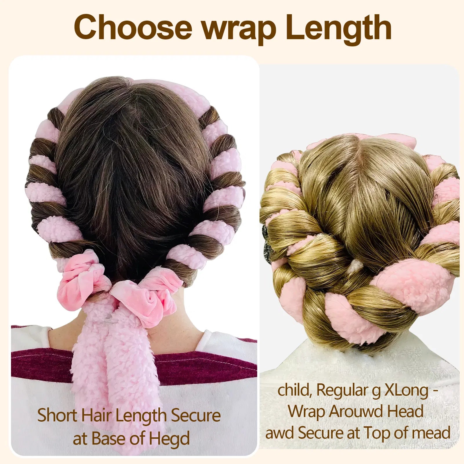 Soft waves after using the satin heatless curler