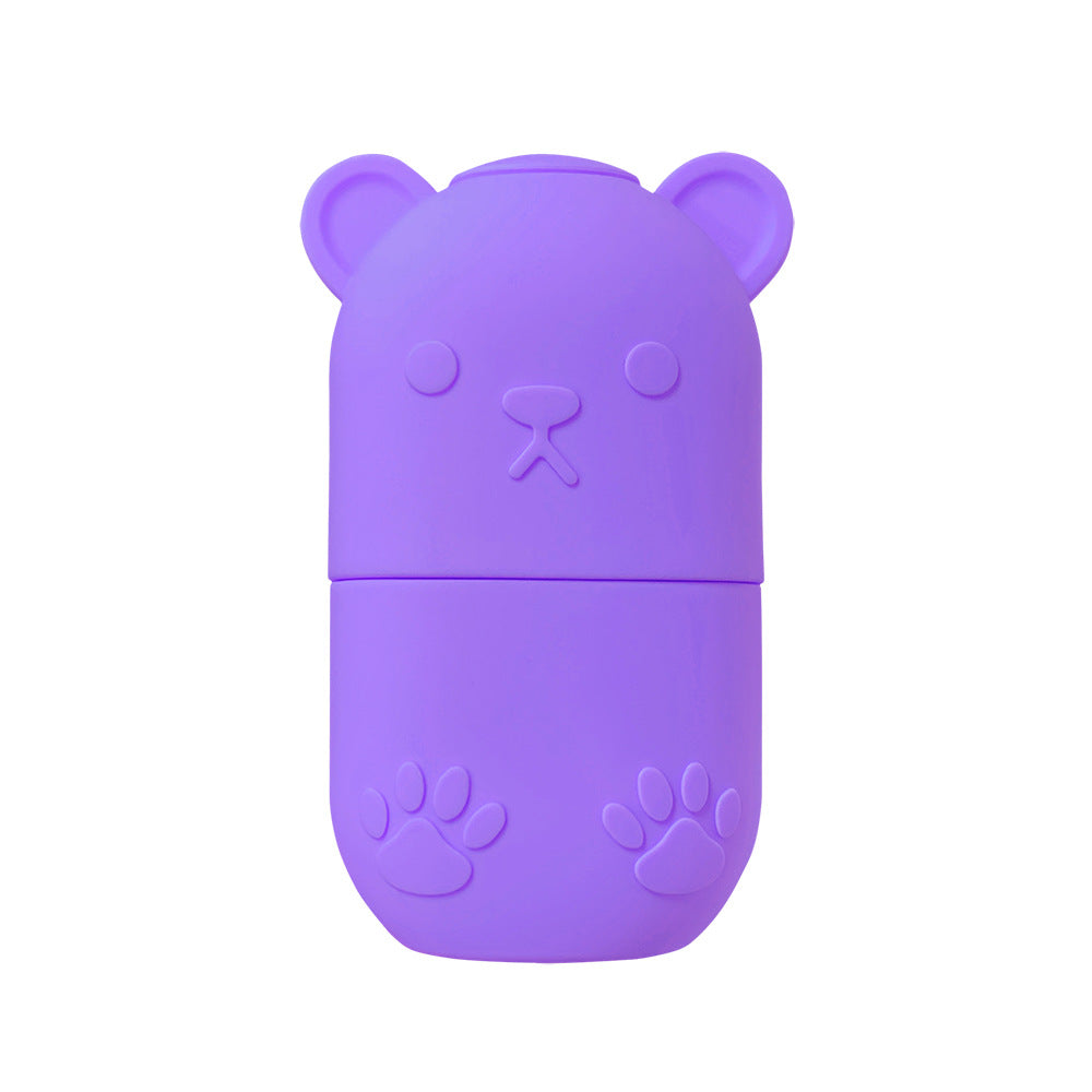 Silicone ice roller mould detail view