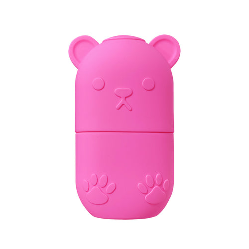 Cooling ice roller for face — silicone bear-shaped facial ice mould