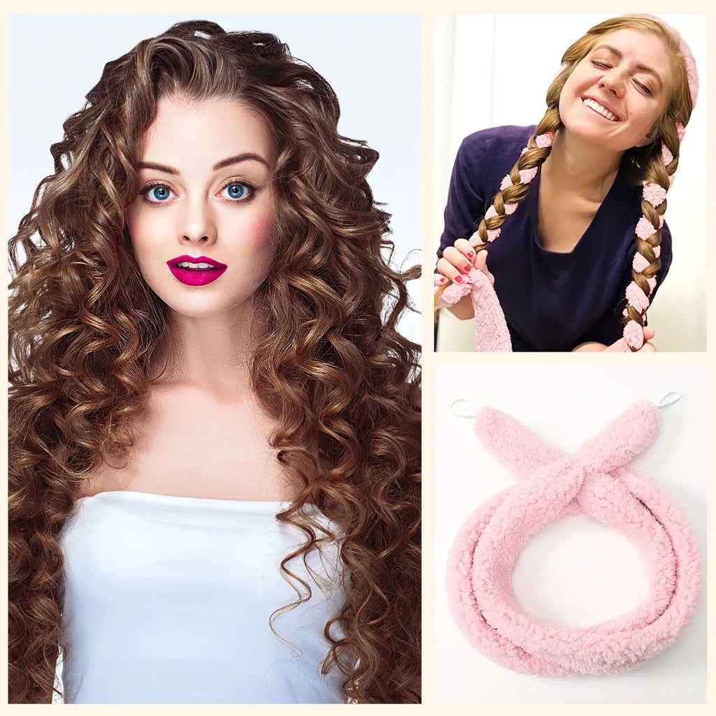 Heatless curler set contents